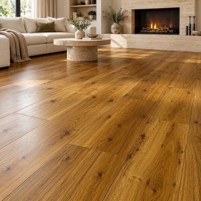 Kensington Engineered Real Wood Oak Smoked Brushed Lacquered